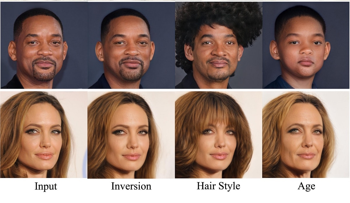 Lecture 4: Portrait Morphing and 2D Polygon Shape Gradients Based on StyleGAN